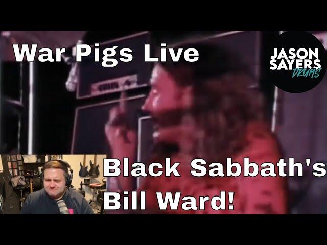 Drummer reacts to Black Sabbath (Bill Ward) - War Pigs Live