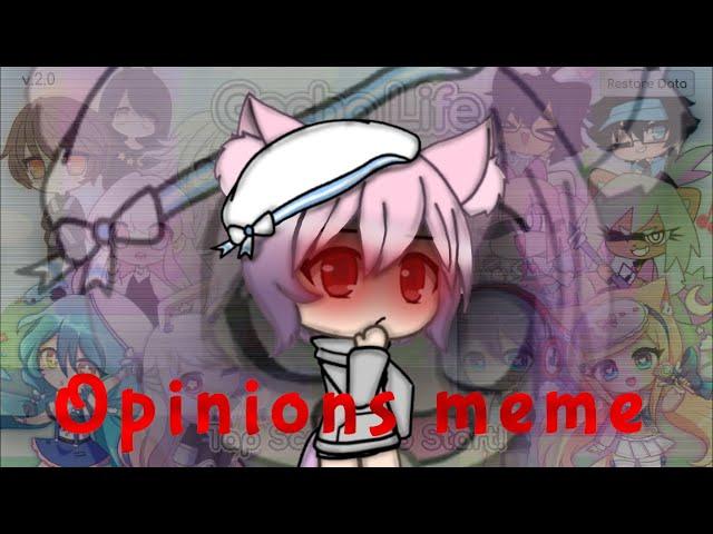 Opinions meme - original by cherripoxi