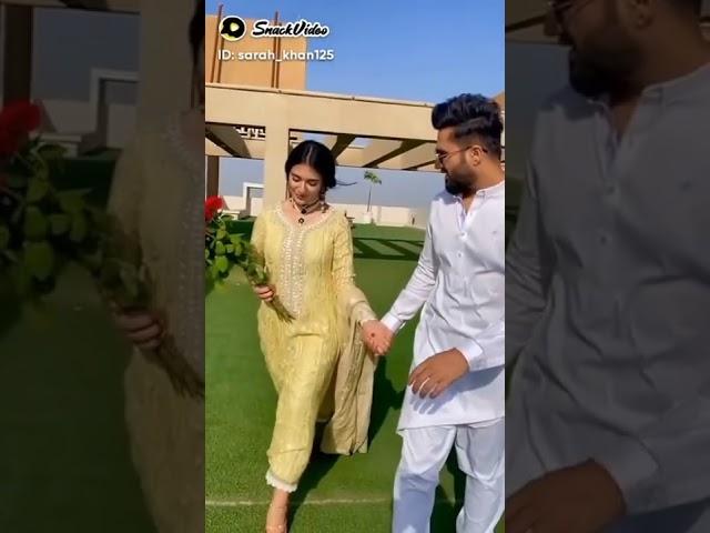 Sarah Khan and falak shabir new 2022 TikTok video 