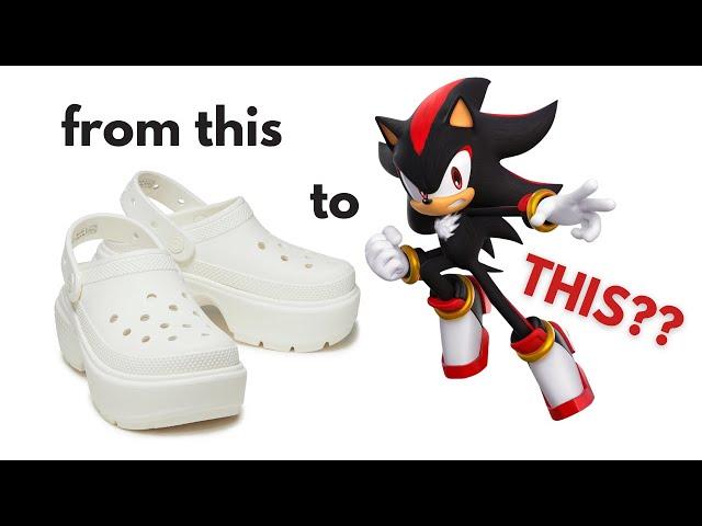 I turned CROCS into Shadow's AIR SHOES??