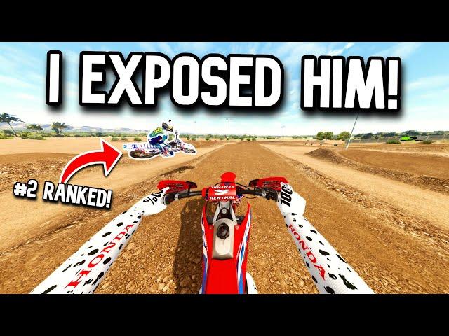 RACING THE #2 RANKED PLAYER IN MX BIKES!