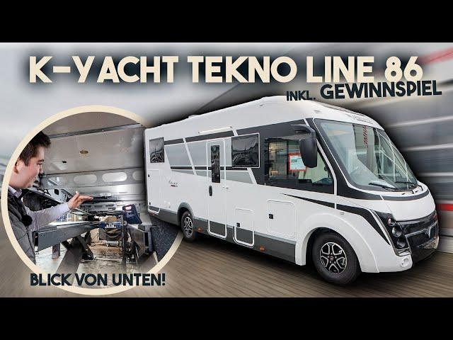 Mobilvetta K-Yacht Tekno Line 86: Alle Besonderheiten und Blick von unten! (inkl. Gewinnspiel)