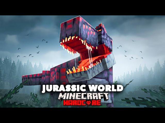 I Survived Jurassic World Rebirth in Hardcore Minecraft