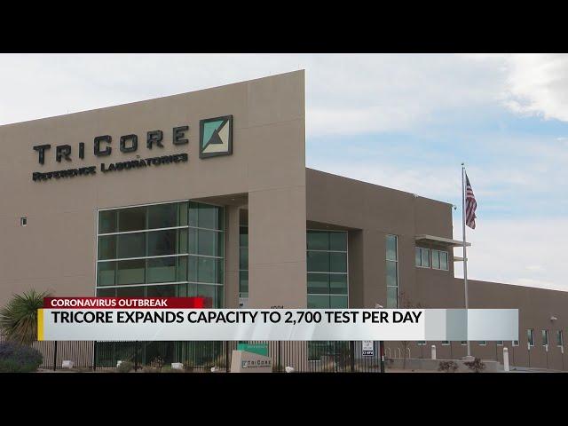 TriCore expands capacity to 2,700 Coronavirus tests per day