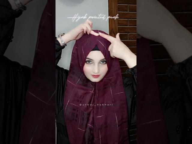 hijab wrap tutorial share to get hijab peak #hijab #hijabstyle #shorts #uroojhijab