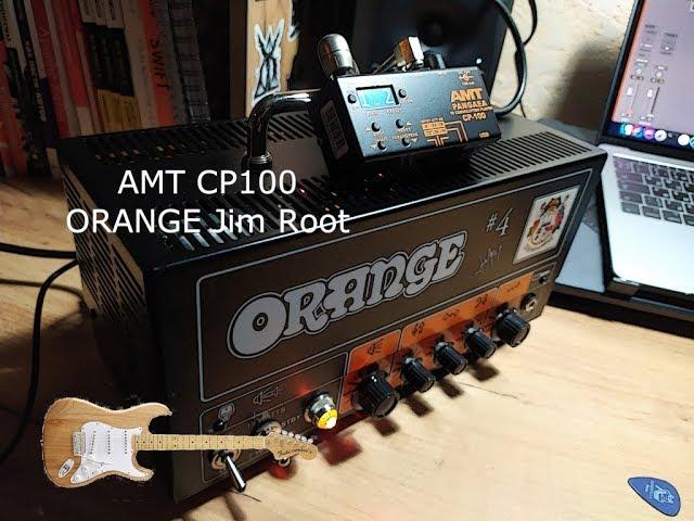 AMT Pangaea CP100 Orange Jim Root Terror with Krank Legend cabinet