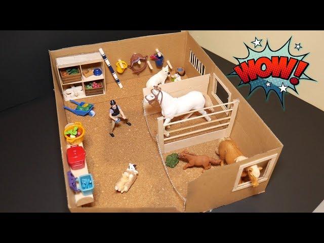 Easy Schleich Barn DIY | Crafting a Schleich Stable