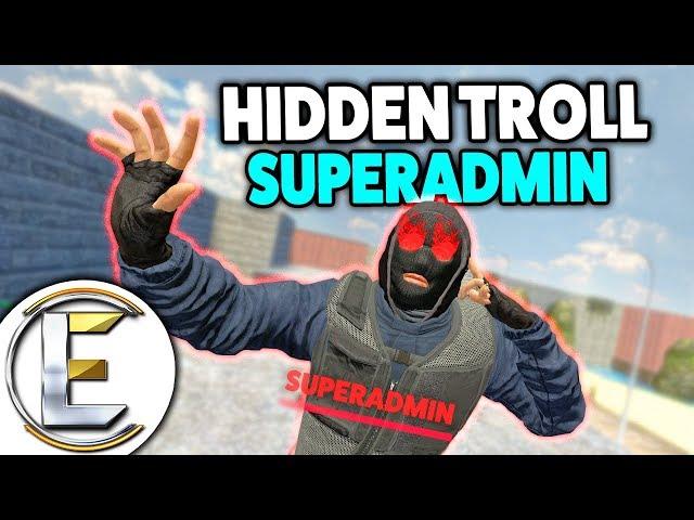 Hidden Troll Superadmin - Gmod DarkRP Badmin (Attacking Players With My New Found Teleport Powers)