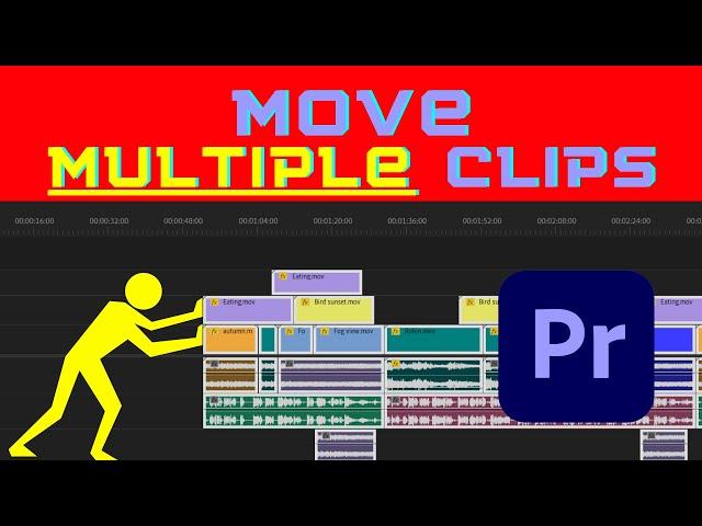 4 Ways to Move Multiple Clips in Premiere Pro