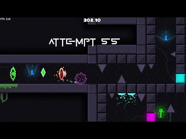 "Tech City" [Easy Platformer Demon]  by NiCkNaMe09 | Geometry Dash 2.2