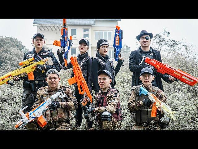 Nerf Guns War : Captain S.W.A.T Of SEAL TEAM Attack Hitman Dangerous Criminal Group | Nerf War 2020