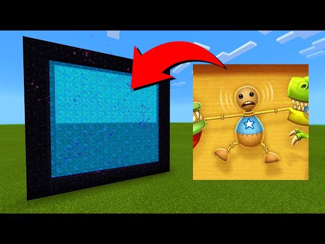 How To Make A Portal To The Kick the Buddy 2021 Dimension in Minecraft!