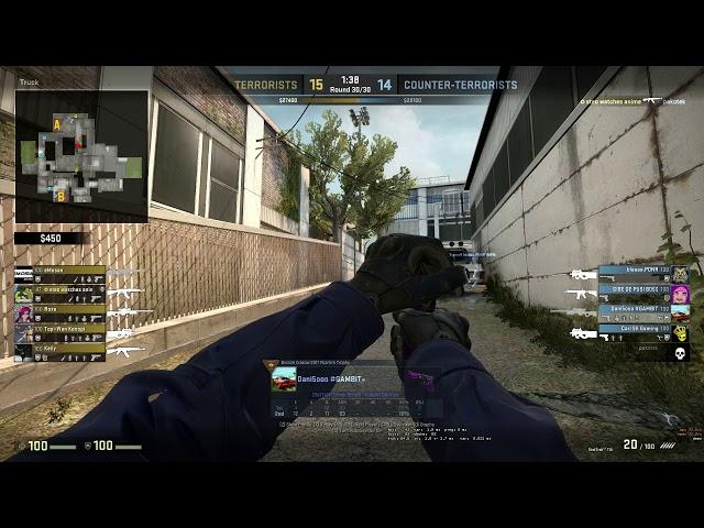 Dani5ooo MVP CSGO Matchmaking on Cache - 4 AWP Kills to save a 15:15 (22 January 2018)