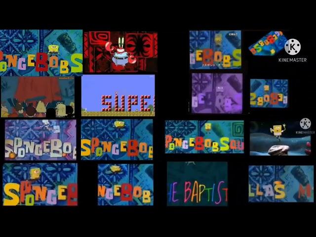 16 spongebob intros