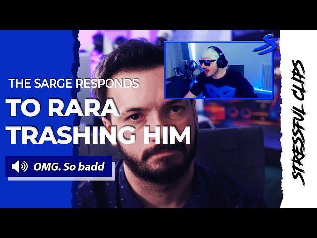 Sgt Stressful Responds To RARA Trashing His Youtube Channel