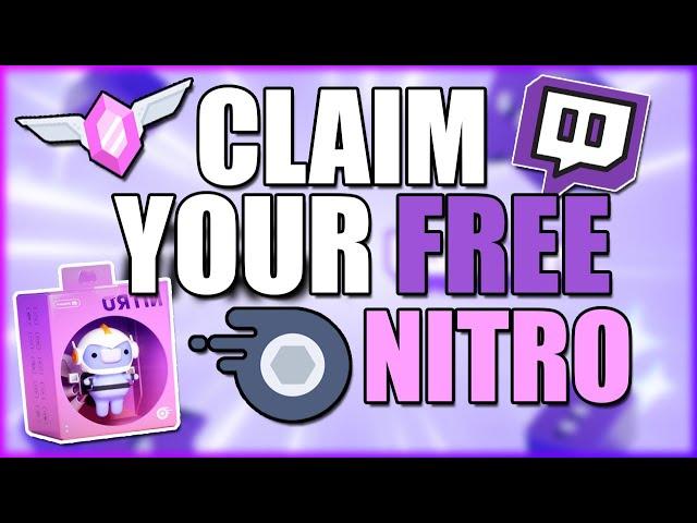 Twitch X Discord Nitro CLAIM FREE 3 MONTH NITRO (Limited Promotion)