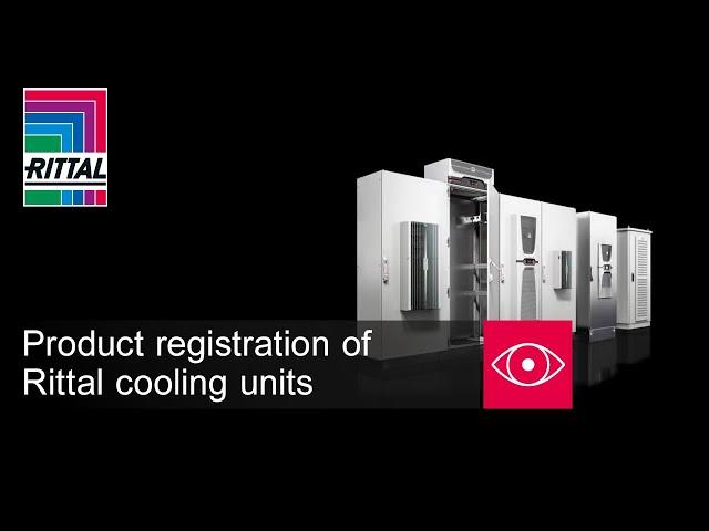 Product registration of Rittal cooling units