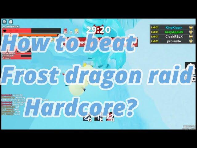 RPG Simulator - How to beat Frost Dragon Raid Hardcore