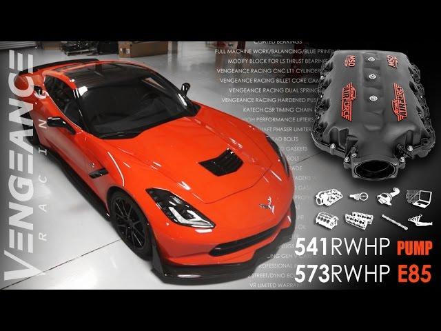 C7 Corvette - Naturally Aspirated, Built Engine, MSD, Heads, E85 - Vengeance Racing