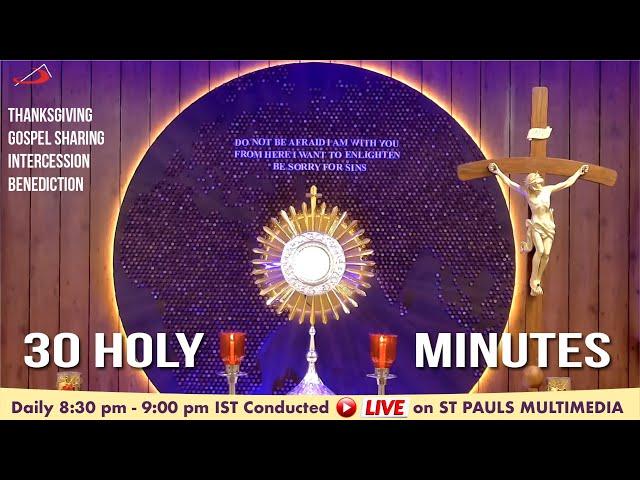LIVE ADORATION | 30 Holy Mins & Divine Mercy Novena Day 6 - 23 April 2025  | Fr Leon Cruz, SDB