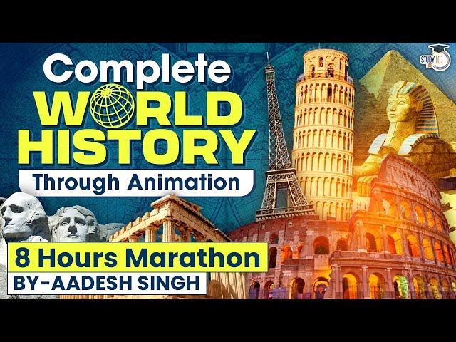 Complete World History in 8 Hours Through Animation | UPSC IAS