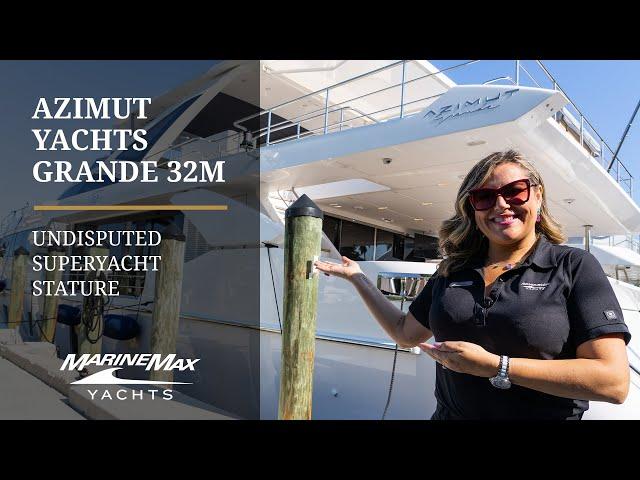 EXCLUSIVE YACHT TOUR | Azimut Yachts Grande 32 Metri