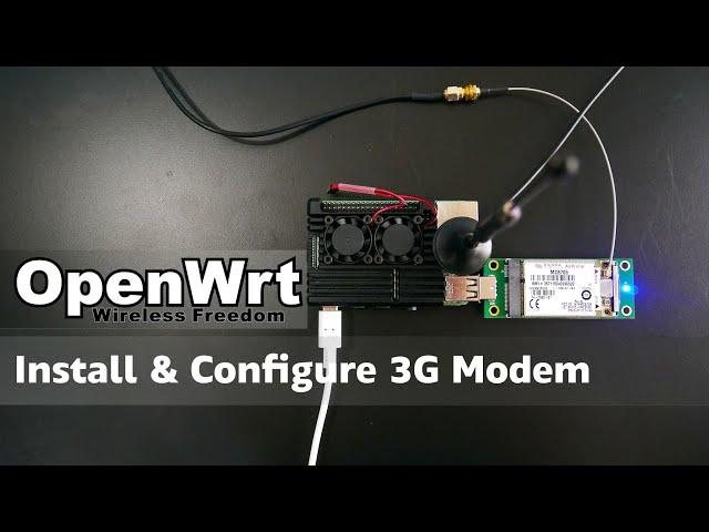 OpenWRT - Install & Configure 3G Modem/ USB Dongle