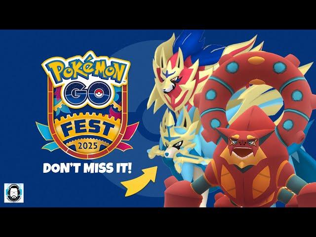 Pokémon GO Fest 2025!! Volcanion Zacian and Zamazenta new form & More!!