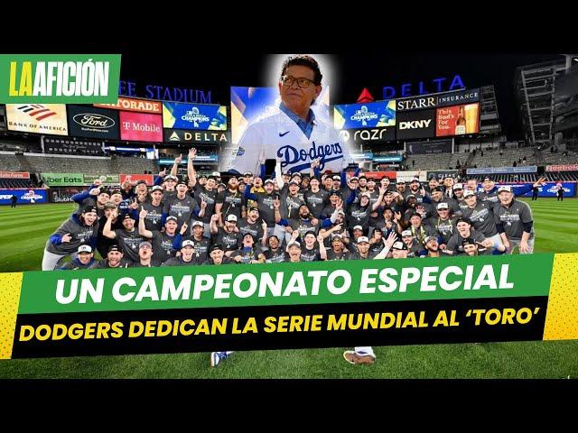 Dave Roberts y Dodgers dedican la Serie Mundial al 'Toro' Valenzuela