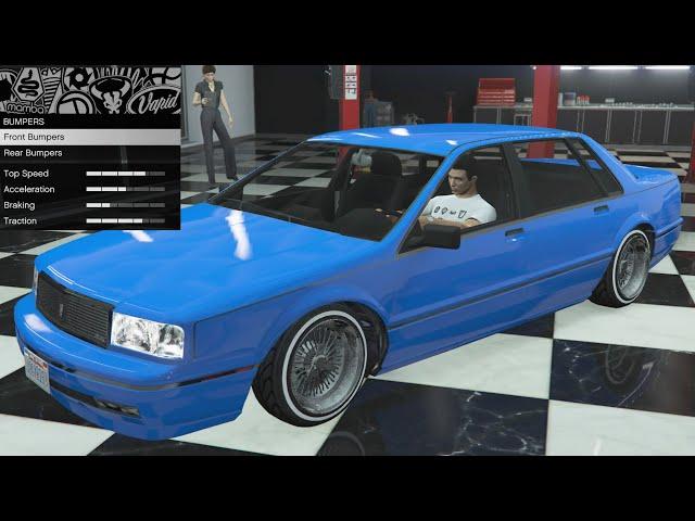 GTA 5 - Past DLC Vehicle Customization - Albany Primo Custom (Cadillac Seville/Allante)