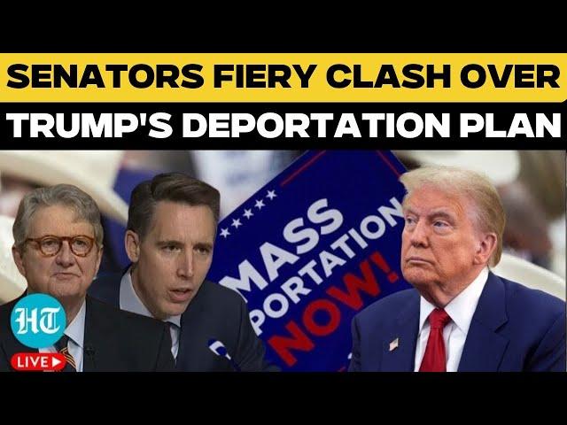 LIVE: Heated Exchange Between US Senators On Trump's Deportation Plan | Illegal Migrants| US News