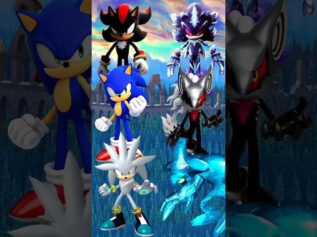 Sonic Shadow and Silver vs Chaos infinite and Mephiles @CypherSilver