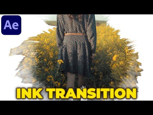 Ink Transition Tutorial in After Effects | Ink Splash Effect