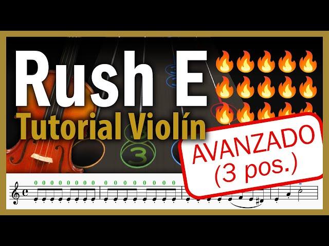 Rush E - Avanzado | Violín Play Along