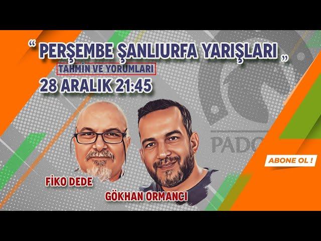 29 Aralık 2022 // Şanlıurfa Tahminleri // Fiko Dede - Gökhan Ormancı