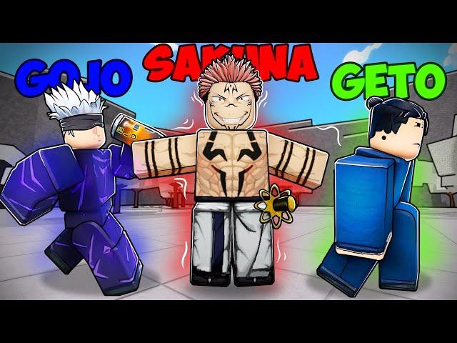 We became GOJO, SUKUNA and GETO in Roblox The Strongest Battlegrounds