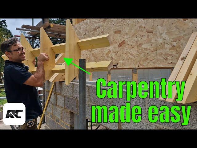 Carpentry that simplifies the build for me