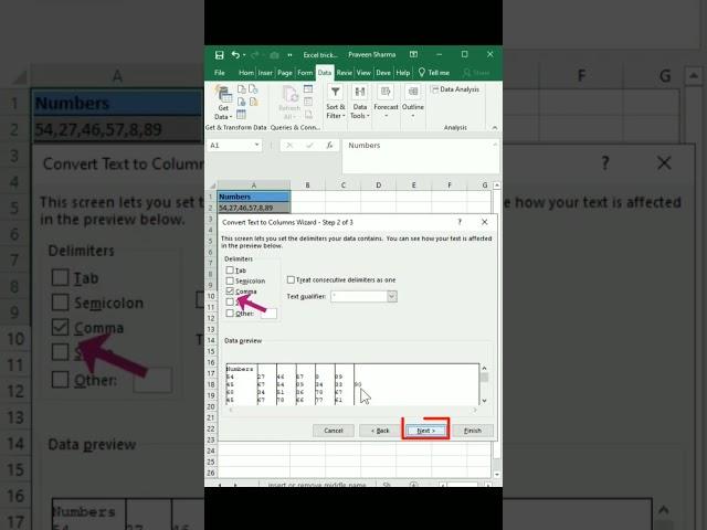 Excel Trick: How to Sum Numbers With Commas values.