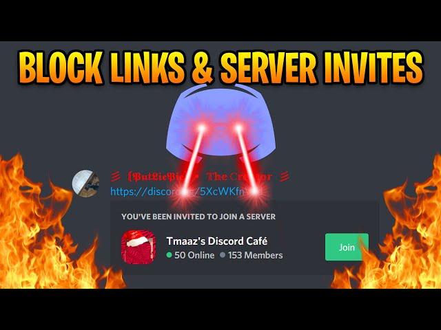 How to Block Links & Server Invites on Discord