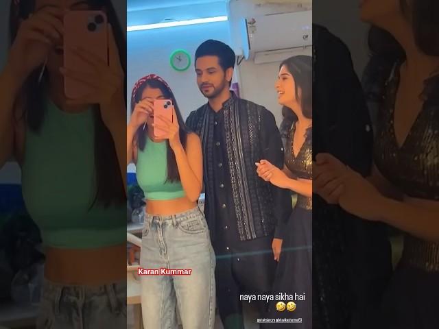 नया नया सीखा है  ishaan, savi and Reeva Funny masti #ghkkpm #shorts gum hai kisi ke pyar mein BTS