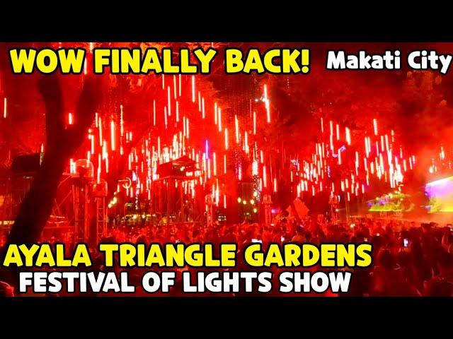 Set-1 Ayala Triangle Gardens Festival of Lights - Full Show | Makati City, Philippines