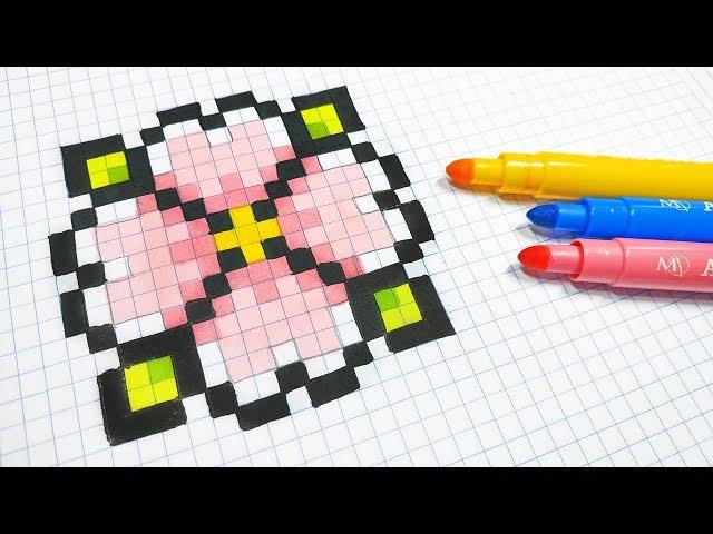 Handmade Pixel Art - How To Draw a Flower #pixelart