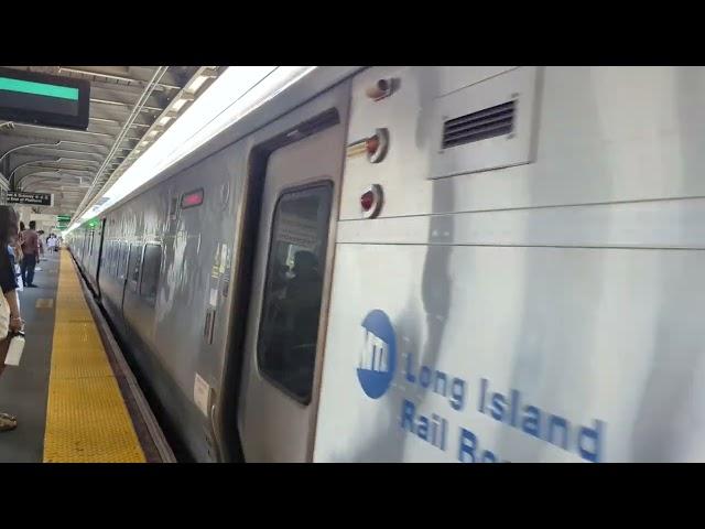 LIRR Long Beach bound M7 arriving at Jamaica