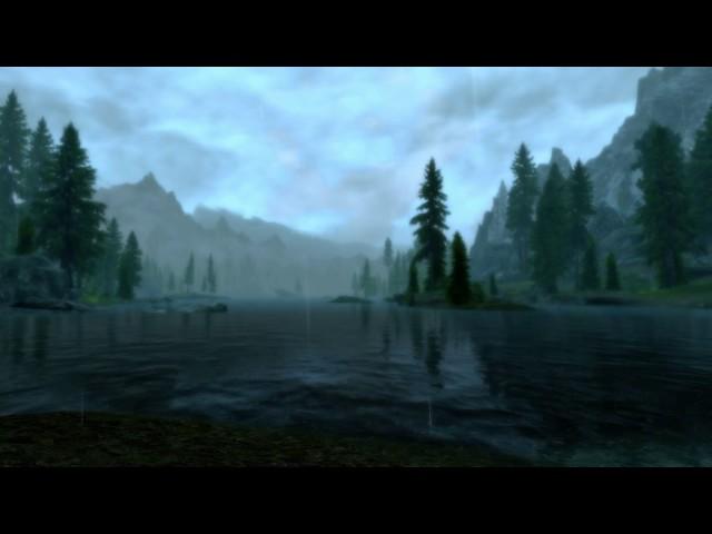 ASMR - Skyrim - Nap Time By a Lake - Ambient Sounds & Music