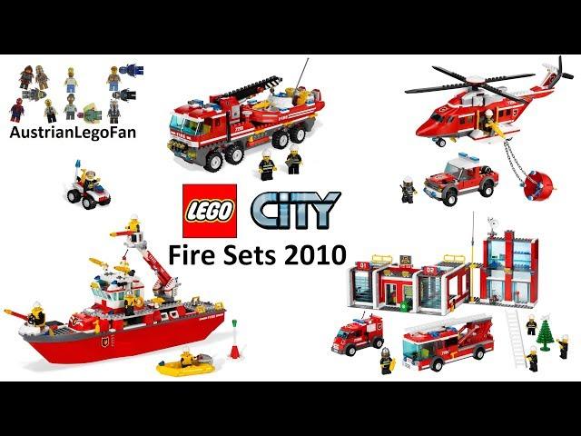 All Lego City Fire Sets 2010 - Lego Speed Build Review