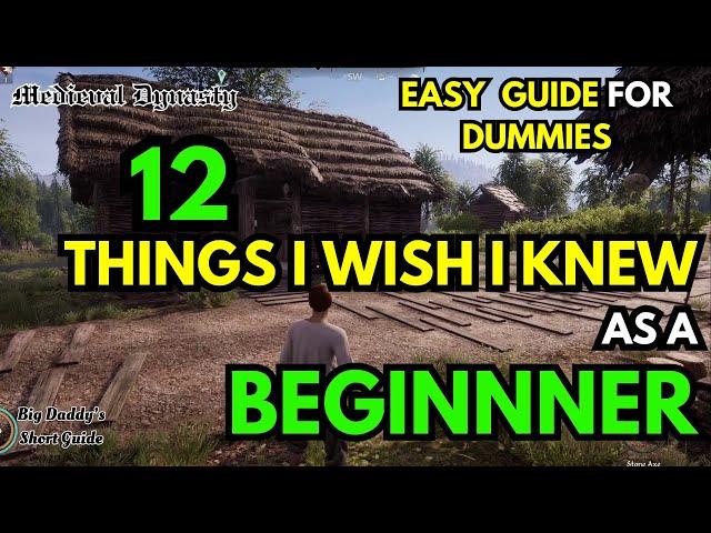 12 Things to Know as a Beginner | Easy Guide to Medieval Dynasty