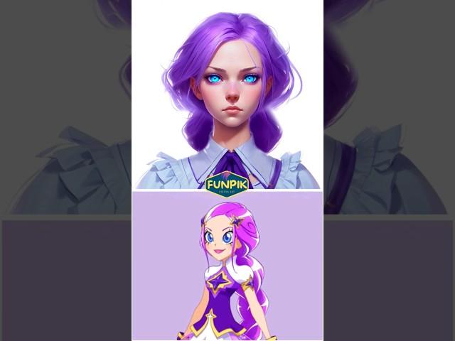 LoliRock Princesses in real life art versio #lolirock #LoliRock #princess #shortvideo #shorts #short