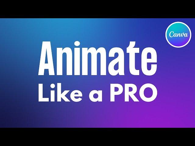 Canva Tutorial: Animate Text Like a Pro! (Easy & Creative Tips)