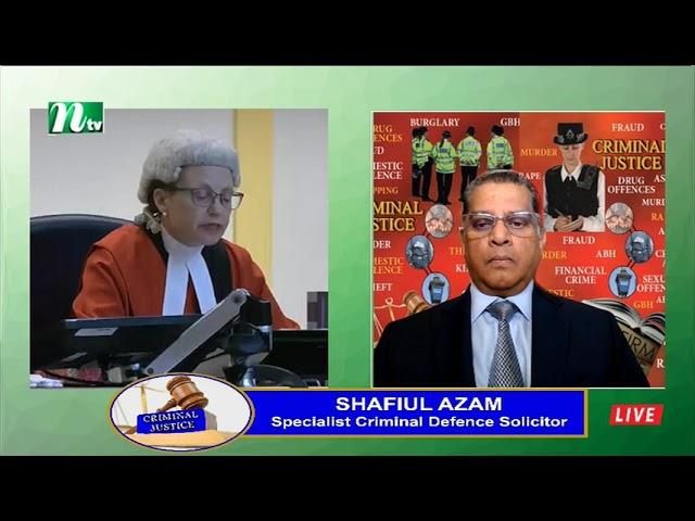 Solicitor Shafiul Azam, Azam & Co. Solicitors - Host, Criminal Justice TV Show 01122024 S1