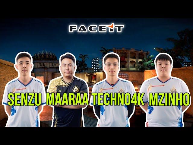 Techno4K POV w/maaRaa, Senzu, Mzinho + VOICE COMMS (42/11/25) CS2 FACEIT September 2nd 2024